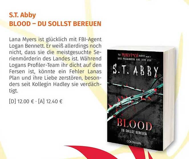 S.T. Abby BLOOD – DU SOLLST BEREUEN