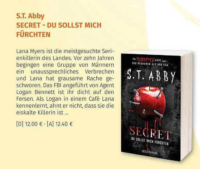 S.T. Abby SECRET - DU SOLLST MICH FÜRCHTEN