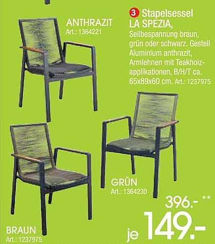 Stapelstuhl LA SPEZIA,
