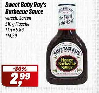 Sweet Baby Ray's Barbecue Sauce versch. Sorten 510 g Flasche