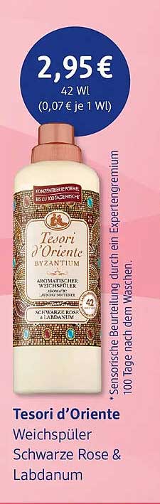 Tesori d’Oriente Weichspüler Schwarze Rose & Labdanum