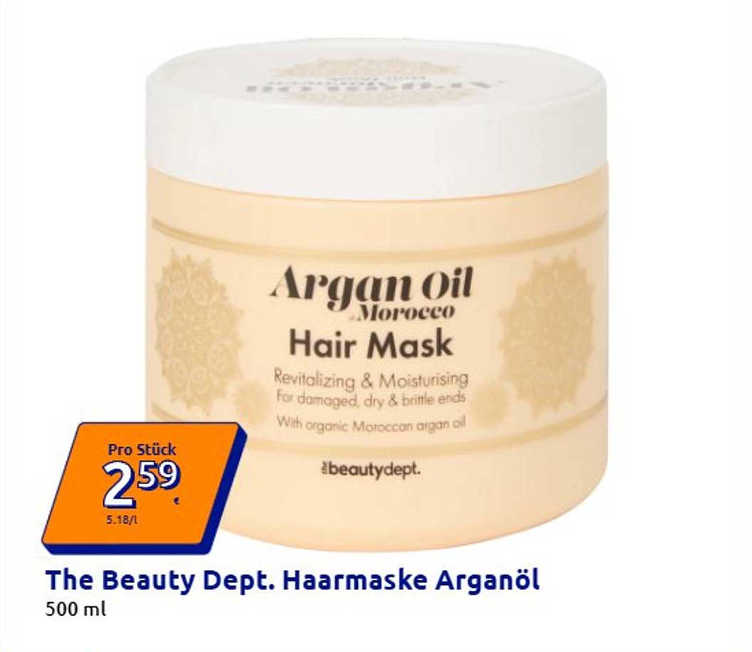 The Beauty Dept. Haarmaske Arganöl 500 ml