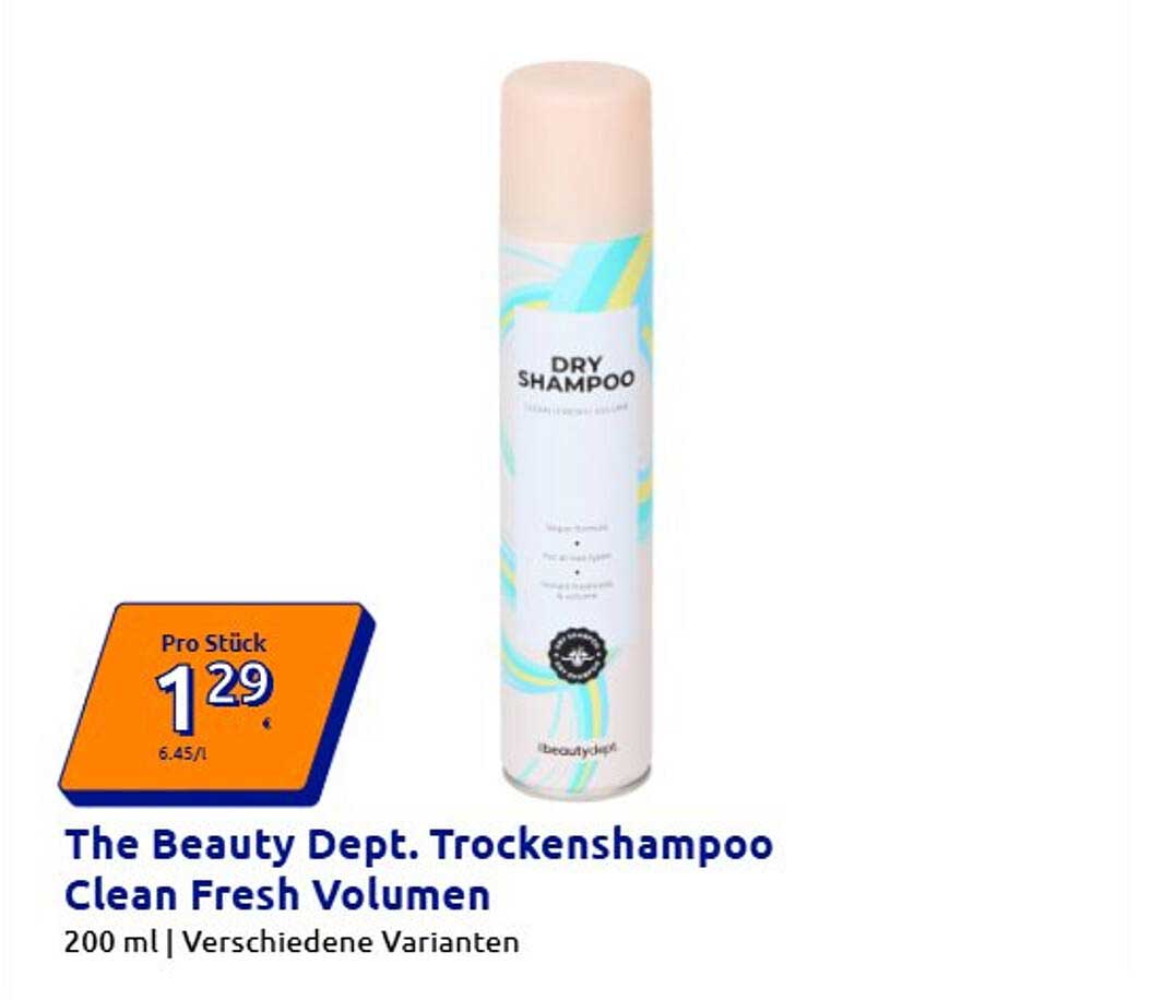 The Beauty Dept. Trockenshampoo Clean Fresh Volumen