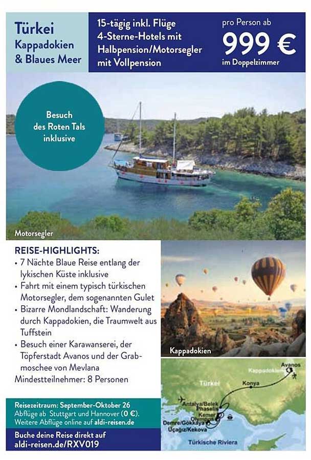 Türkei Kappadokien & Blaues Meer