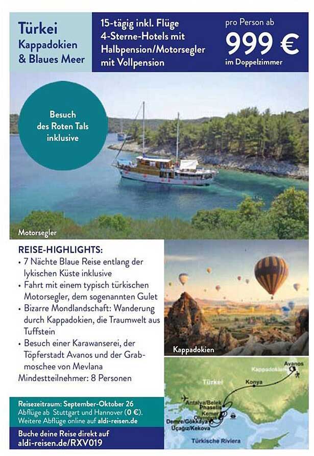 Türkei Kappadokien & Blaues Meer