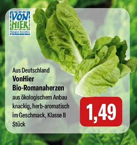 VonHier Bio-Romanaherzen
