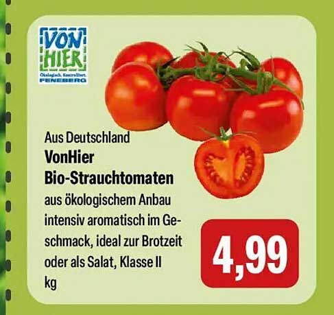 VonHier Bio-Strauchtomaten