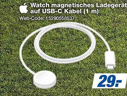 Watch magnetisches Ladegerät auf USB-C Kabel (1 m)