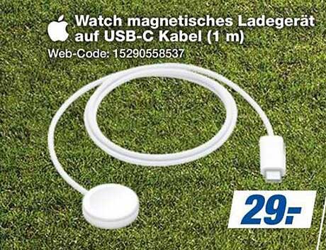 Watch magnetisches Ladegerät auf USB-C Kabel (1 m)