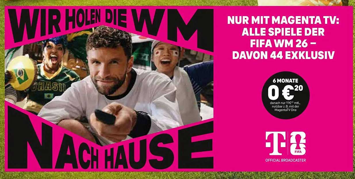 WIR HOLEN DIE WM NACHHAUSE
