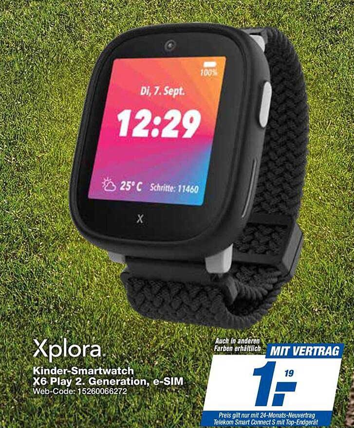 Xplora. Kinder-Smartwatch X6 Play 2. Generation, e-SIM