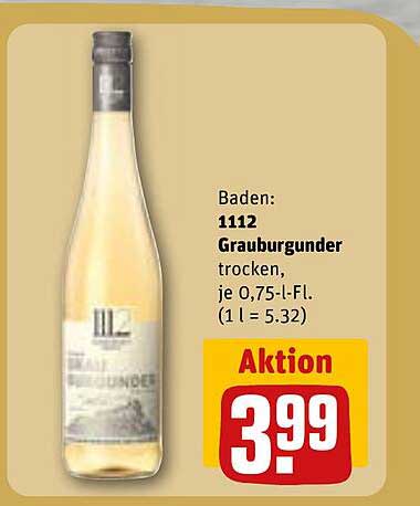 1112 Grauburgunder trocken, je 0,75-l-Fl.