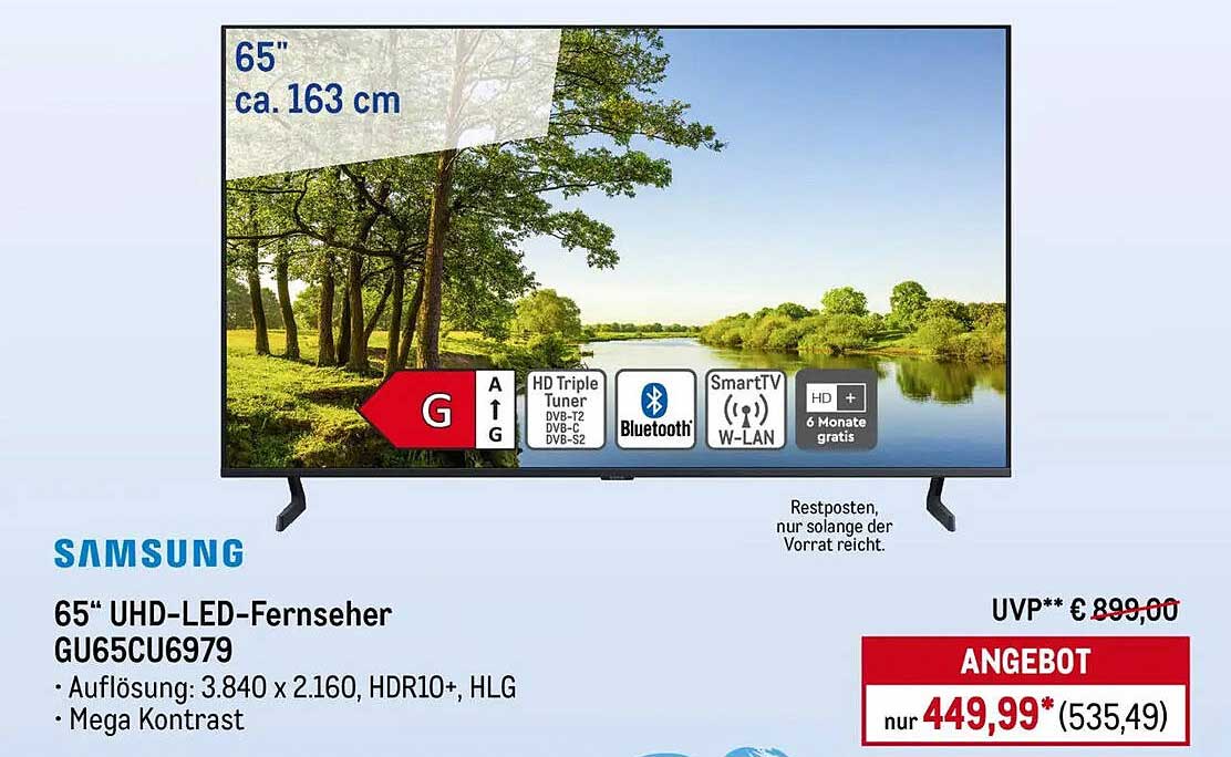 65" UHD-LED-Fernseher GU65CU6979