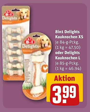 8in1 Delights Kauknocken XS und L