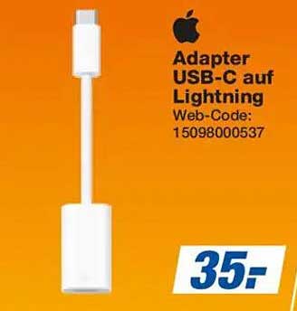 Adapter USB-C auf Lightning