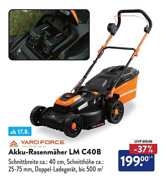 Akku-Rasenmäher LM C40B