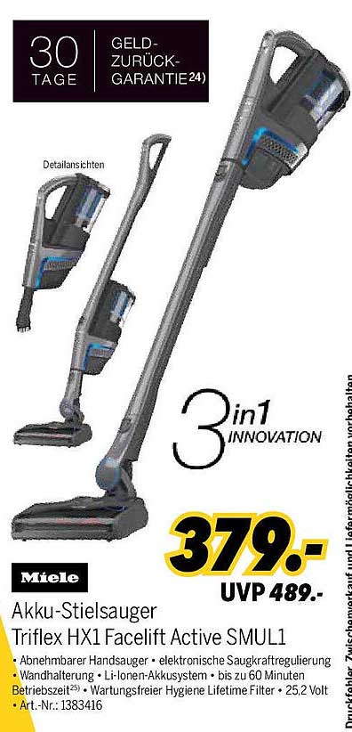 Akku-Stielsauger Triflex HX1 Facelift Active SMUL1 von Miele