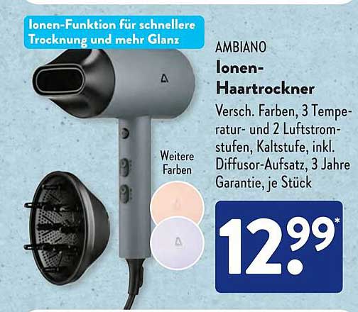AMBIANO Ionen-Haartrockner