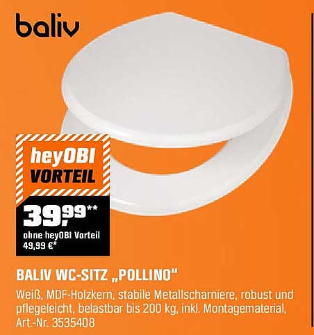 BALIV WC-SITZ „POLLINO“