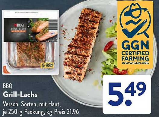 BBQ Grill-Lachs - Verschiedene Sorten, je 250-g-Packung