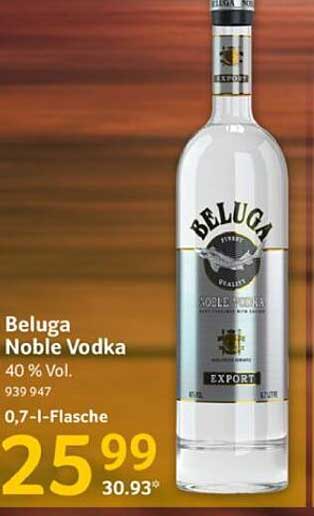 Beluga Noble Vodka 40 % Vol. – 0,7 l Flasche