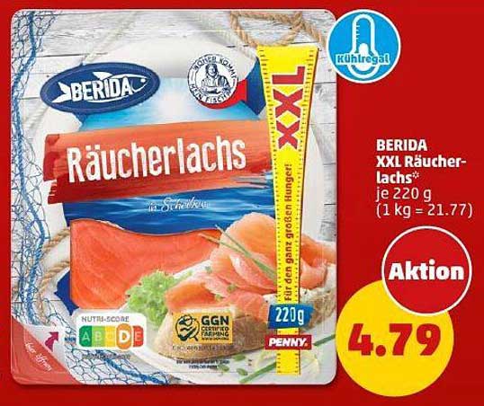 BERIDA XXL Räucherlachs 220 g
