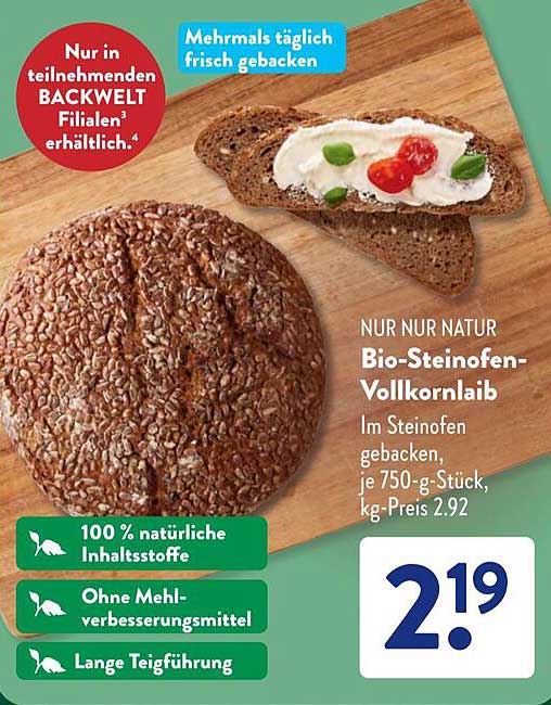 Bio-Steinofen-Vollkornlaib