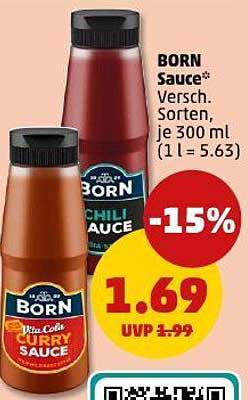 BORN Sauce - Verschiedene Sorten, je 300 ml