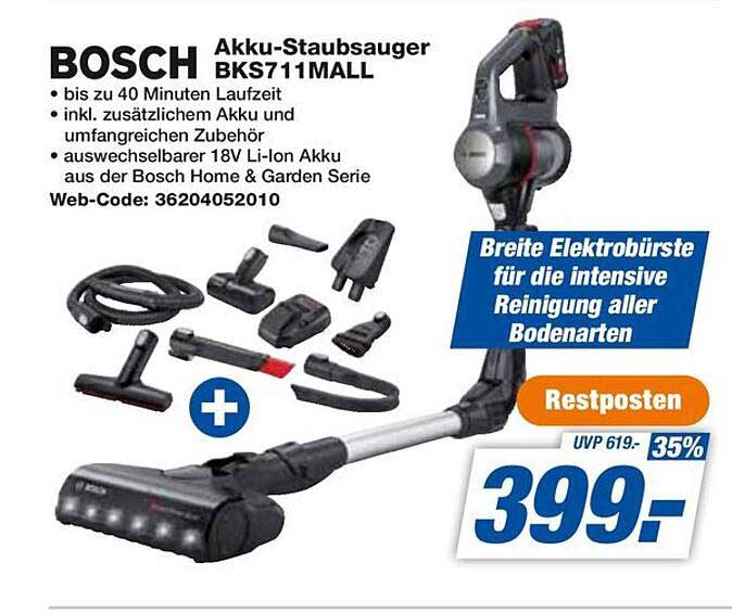 BOSCH Akku-Staubsauger BKS711MALL