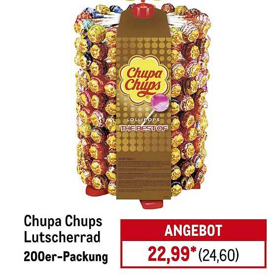 Chupa Chups Lutscher-Rad 200er-Packung