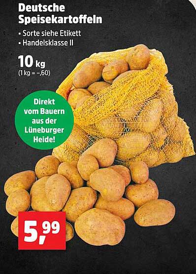 Deutsche Speisekartoffeln 10 kg