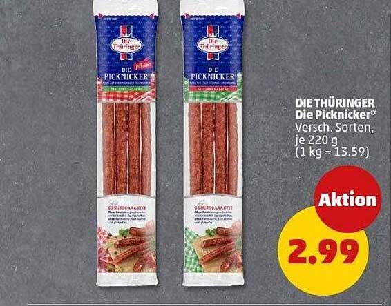 DIE THÜRINGER Die Picknicker - Verschiedene Sorten, je 220 g