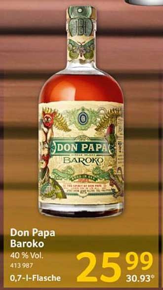 Don Papa Baroko 0,7 l Flasche