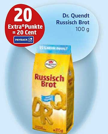 Dr. Quendt Russisch Brot 100 g