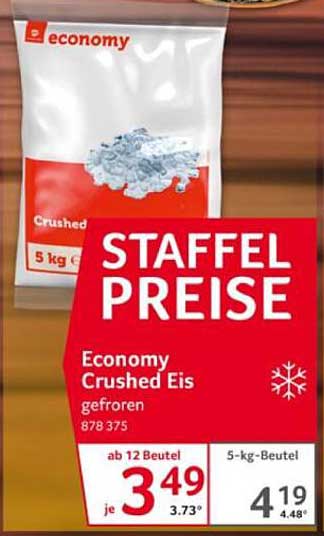 Economy Crushed Eis 5 kg