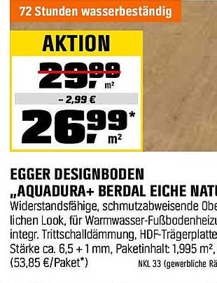 EGGER DESIGNBODEN "AQUADURA+ BERDAL EICHE NATUR"