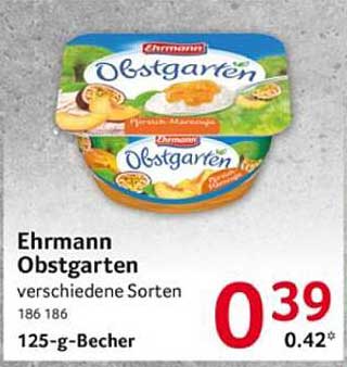 Ehrmann Obstgarten - verschiedene Sorten