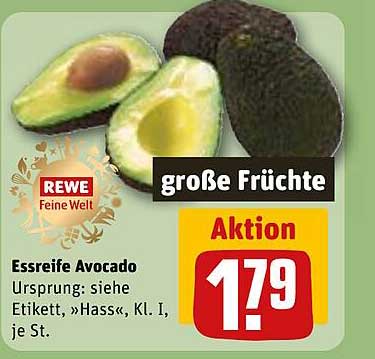 Essreife Avocado, »Hass«, Kl. I, je St.