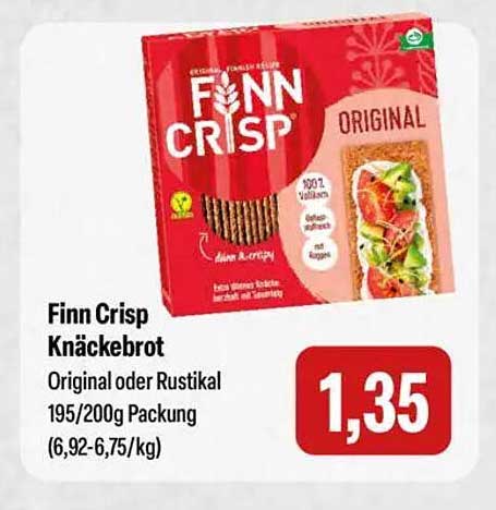 Finn Crisp Knäckebrot - Original oder Rustikal