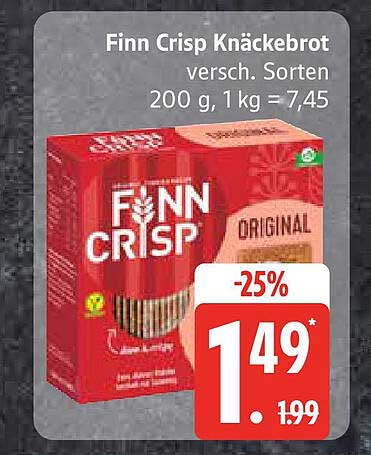 Finn Crisp Knäckebrot – verschiedene Sorten