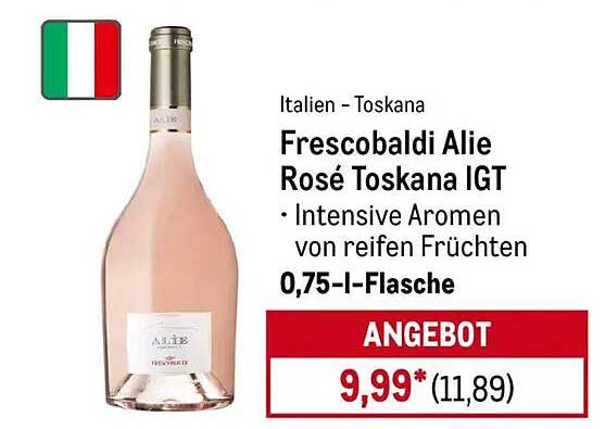 Frescobaldi Alie Rosé Toskana IGT - 0,75-l-Flasche