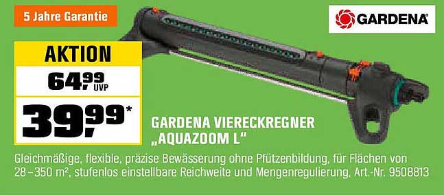 Gardena Viereckregner „AQUAZOOM L“