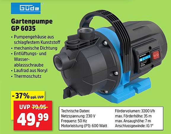 Gartenpumpe GP 6035 von Güde