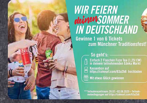 Gewinne 1 von 6 Tickets zum Münchner Traditionsfest!