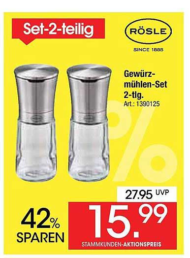 Gewürzmühlen-Set 2-tlg von RÖSLE