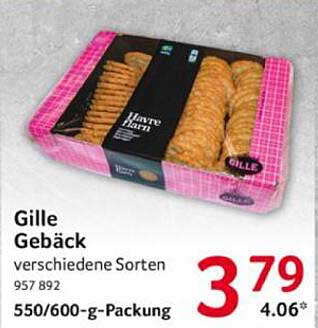 Gille Gebäck verschiedene Sorten