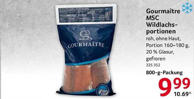 Gourmaître MSC Wildlachsporen 800-g-Packung