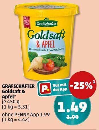GRAFSCHAFTER Goldsaft & Apfel* je 450 g