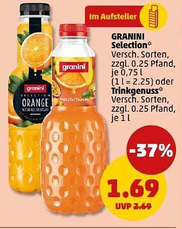 GRANINI Selection – Erfrischende Vielfalt für jeden Geschmack
