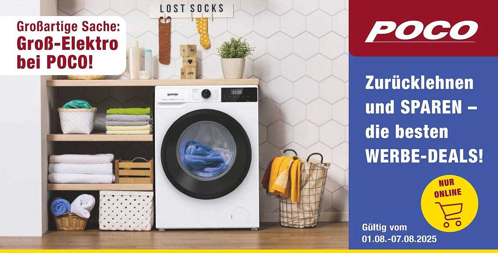 Groß-Elektro von POCO – Waschmaschine im Angebot!